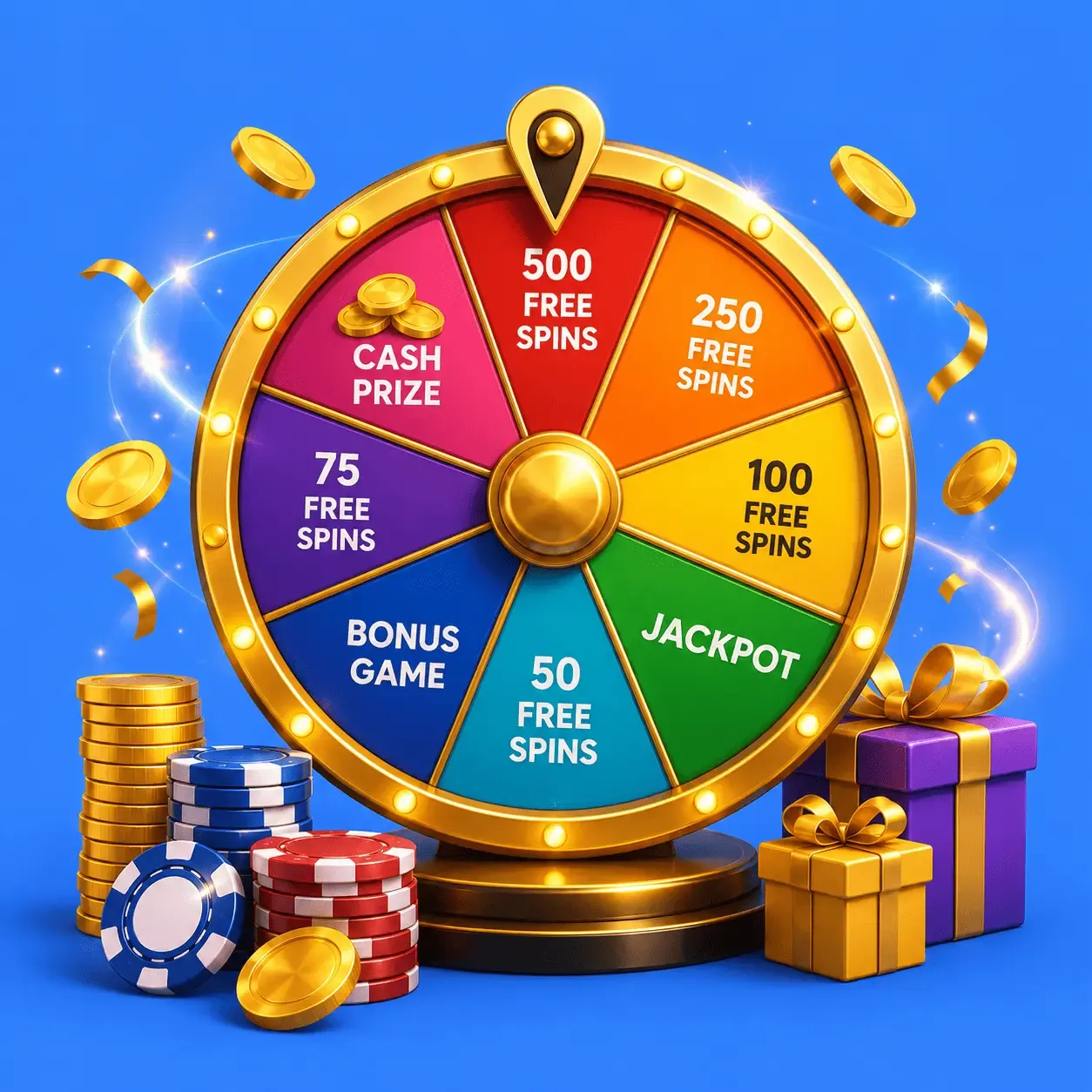 Card fortune wheel